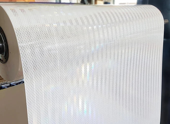 3M 983-10-XX"x50yds White Diamond Grade Conspicuity Material