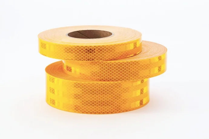 6 Autocollants Réfléchissants 3M™ Diamond Grade 983 - Idéal Pour Sécurité Vélo, Casque, équipement
