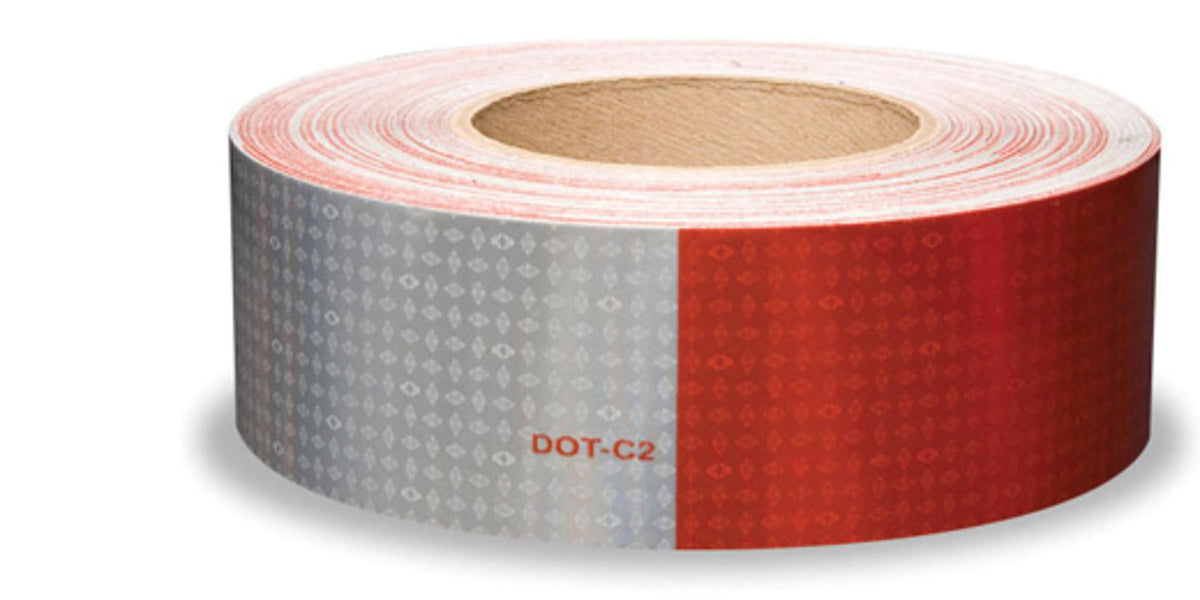 ORAFOL V82-2"x50yds Red/White 6x6 DOT Conspicuity tape
10 years