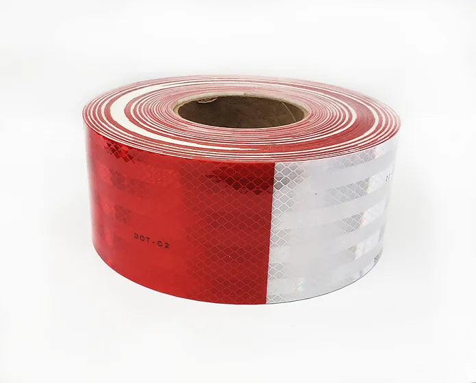 3M 983-326-XX-50yds Red/White Diamond Grade Conspicuity Material